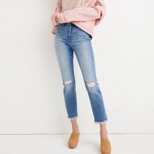 Madewell Vintage Straight Leg Crop Jean